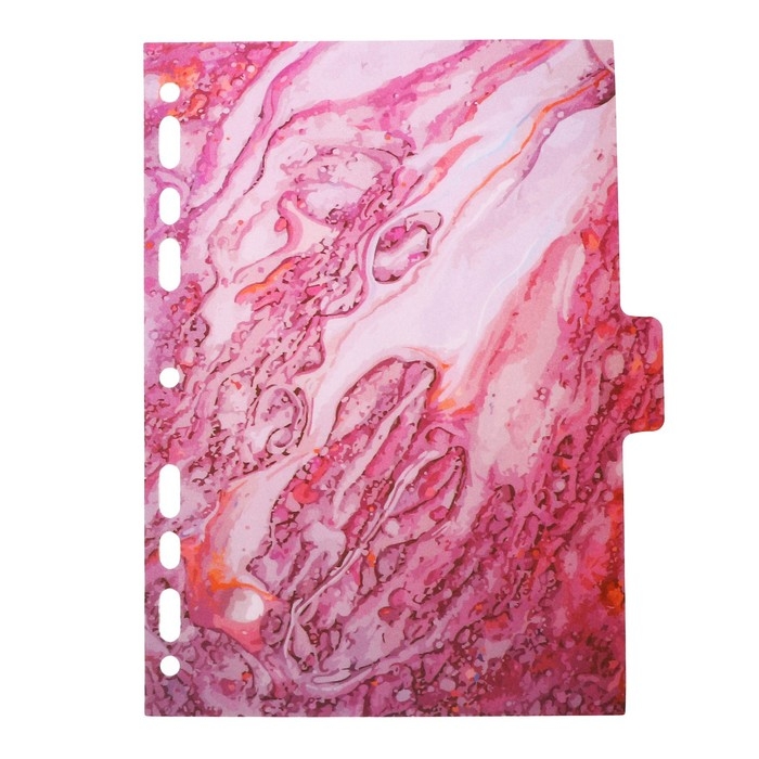 Разделитель листов A5 (175 x 210 мм) цветовой, 5 листов, Разделитель листов A5 (175 x 210 мм) цветовой, 5 листов, "deVENTE. Marandi. Sparkl" полипропилен 140 мкм, искрящаяся фактура, с рисунком, индивидуальная упаковка