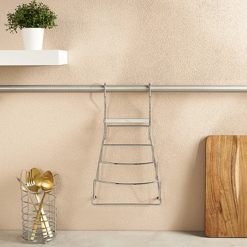 Полка для крышек тм VETTA, 21x11x37см, хромированная сталь