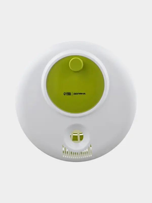 Центрифуга для сушки зелени Доляна Fresh cook, 3.7 л, пластик, белая, зелёная