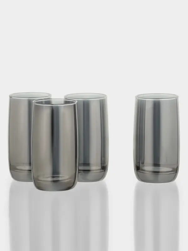 Набор стаканов Luminarc &laquo;Сияющий графит&raquo;, 330 мл, 4 шт., стекло, серый