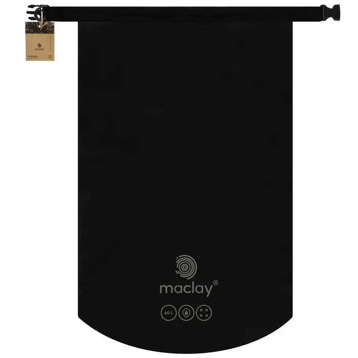 Гермомешок maclay, 60 л, чёрный