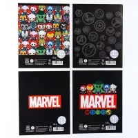 Тетрадь в клетку 18 листов, 5 видов МИКС, обложка мелованный картон, «Мстители» Тетрадь в клетку 18 листов, 5 видов МИКС, обложка мелованный картон, «Мстители»