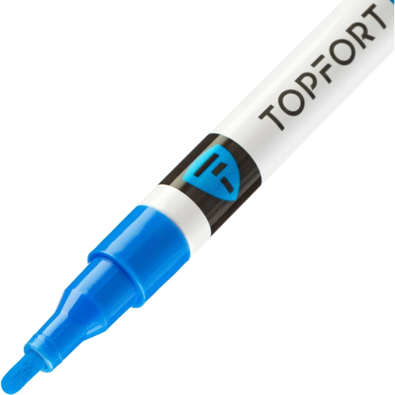 Маркер лаковый Topfort Industrial 2 мм синий