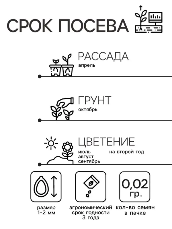 Семена цветов Нивяник "Крейзи Дейзи", ц/п,  Мн., 0,02 г