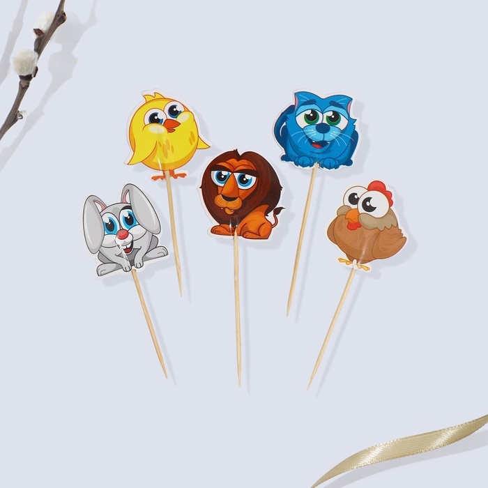 Набор для украшения кулича «Зверята» на пасху, 18,5 х 16 х 1 см. Набор для украшения кулича «Зверята» на пасху, 18,5 х 16 х 1 см.