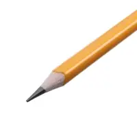 Набор карандашей чернографитных Calligrata. Classic, 12 штук, HB, с ластиком, трёхгранные, пластиковые, оранжевый корпус