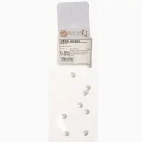 Бусы на леске &laquo;Жемчуг&raquo;, шар №8, белые в серебре, 30 см