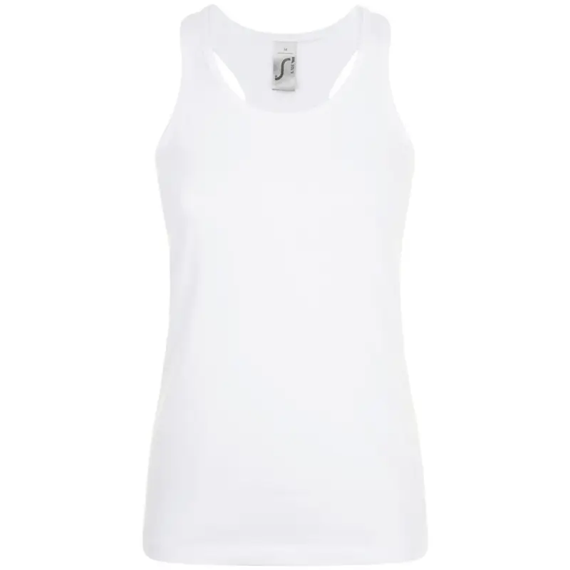 Майка женская Justin Women белая, размер XS Майка женская Justin Women белая, размер XS