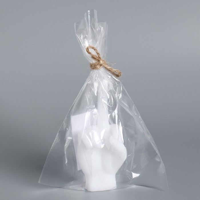 Свеча фигурная  Свеча фигурная "Рука-фак", 10х4 см,белая