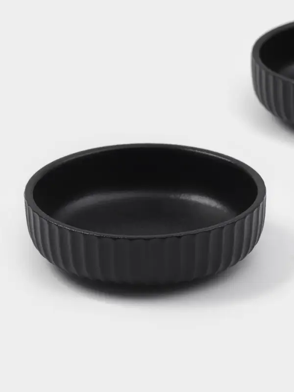 Набор соусников 2 шт Magisto Line 9*2.5 см цвет черный Набор соусников 2 шт Magisto Line 9*2.5 см цвет черный