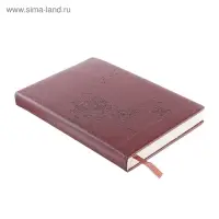 Ежедневник недатированный А5, 148 листов в линейку, обложка ПВХ, МИКС