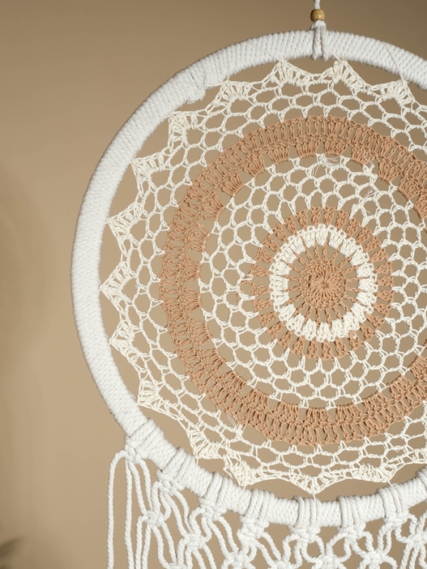 Ловец снов "Светлый цветок" 32х90 см.