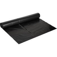 Мешки для мусора ПВД 120л 30мкм 10шт/рул черные 70х110см Luscan