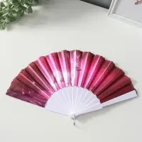 Веер пластик, текстиль "Олени" МИКС широкие лопасти 23 см Веер пластик, текстиль "Олени" МИКС широкие лопасти 23 см