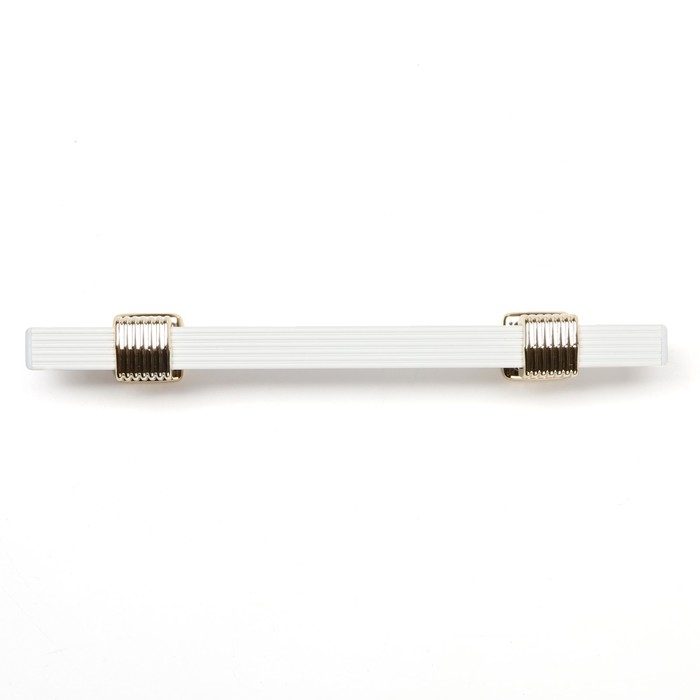 Ручка-скоба CAPPIO PK117, м/о 96 мм, цвет белый/золото Ручка-скоба CAPPIO PK117, м/о 96 мм, цвет белый/золото