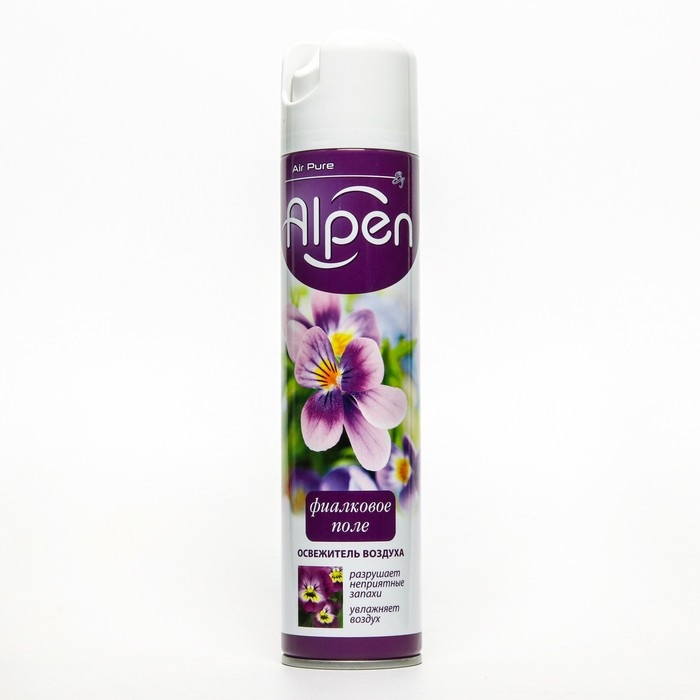 Освежитель воздуха Alpen, Фиалковое поле 300 мл Освежитель воздуха Alpen, Фиалковое поле 300 мл