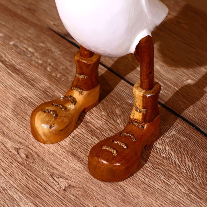 Сувенир "Утка белая" дерево 45 см