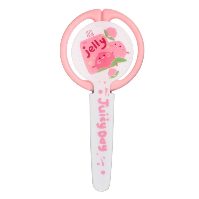 Ножницы канцелярские Ножницы канцелярские "Фрукты", 13 см, с чехлом на лезвие, МИКС