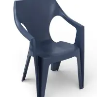 Кресло садовое Decorona DeForma, 55&times;53.5&times;78.5 см, пластиковое, цвет графитовый шторм
