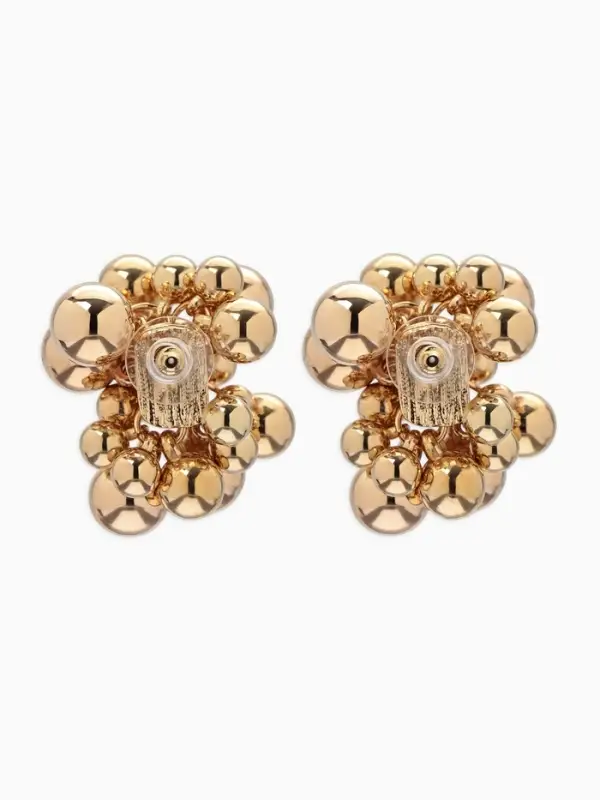 Серьги металл &laquo;Молекула&raquo;, цвет золото