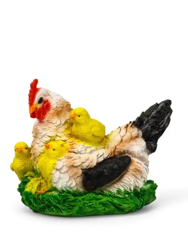 Садовая фигура из полистоуна &laquo;Курица Наседка&raquo;, 27&times;20&times;22 см