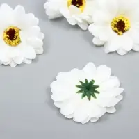 Бутон на ножке для декорирования «Хризантема-ромашка», d=5 см, белый Бутон на ножке для декорирования «Хризантема-ромашка», d=5 см, белый