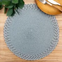 Салфетка сервировочная на стол «Тэри», 38×38 см, цвет серый