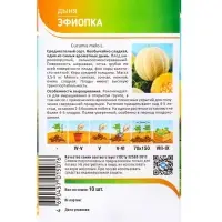 Семена Дыня &laquo;Эфиопка&raquo;, 10 шт., &laquo;Агрос&raquo;