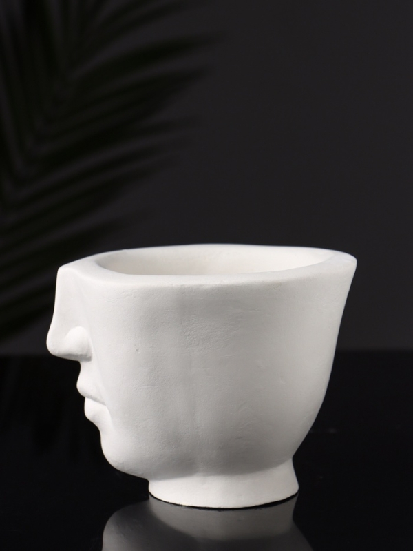 Фигурное кашпо Фигурное кашпо "Лицо" 9х11 см