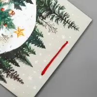 Пакет подарочный новогодний ламинированный, «Зверята наряжают ёлку» , 26×12×32 см Пакет подарочный новогодний ламинированный, «Зверята наряжают ёлку» , 26×12×32 см