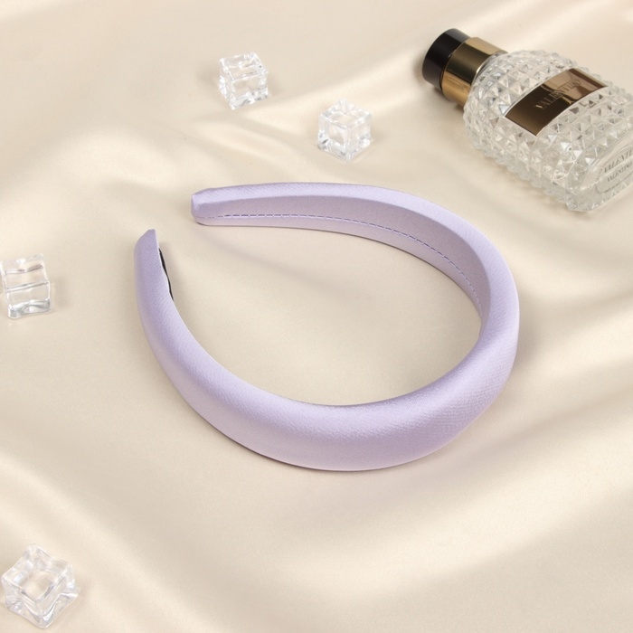 Ободок для волос Ободок для волос "Жаннет" классик глянец, 3 см, сиреневый