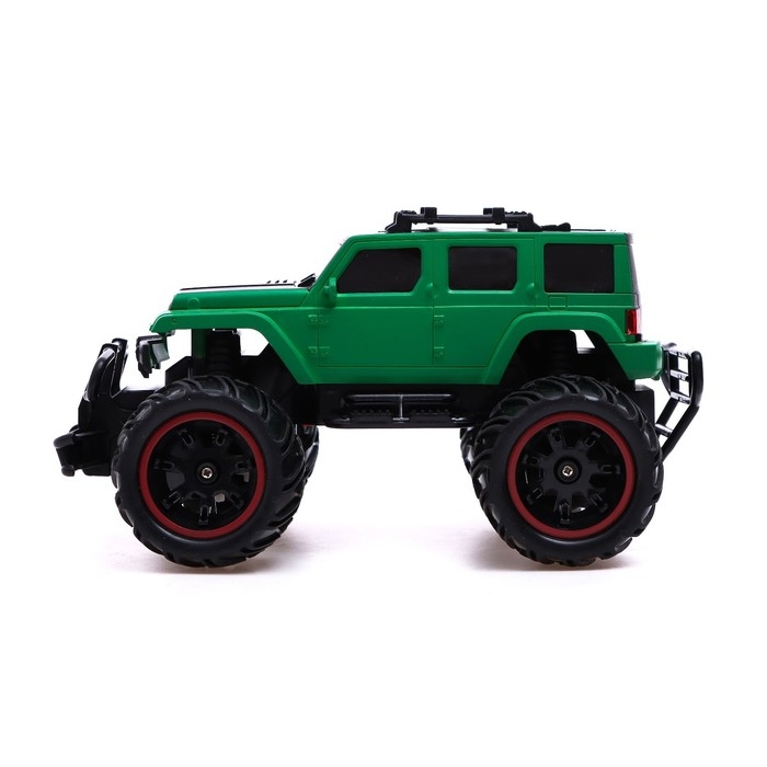 Джип радиоуправляемый «Бигфут», 1:20, работает от аккумулятора, цвет зелёный Джип радиоуправляемый «Бигфут», 1:20, работает от аккумулятора, цвет зелёный