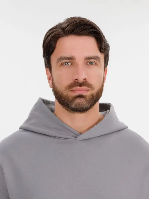 Худи оверсайз унисекс Outshine, серое, размер XS/S Худи оверсайз унисекс Outshine, серое, размер XS/S