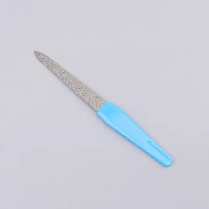 Пилка металлическая для ногтей, 15 см, в чехле, МИКС