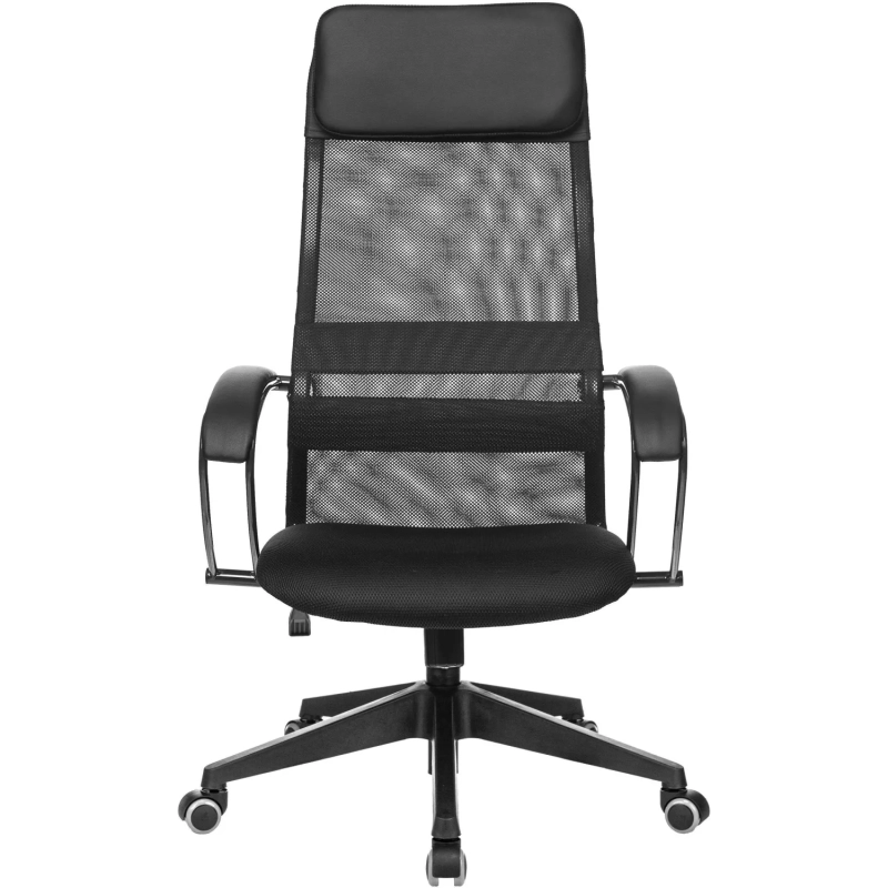 Кресло 0MX_VB_EChair-655 TTW сетка/ткань черный, пластик