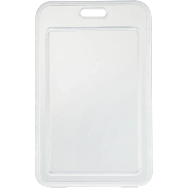 Бейдж Deli 64804 вертик.,на шнурке с клипом., вкладыш: 54x86мм, белый, 1 шт