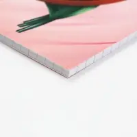 Блокноты А5,40 л на гребне, обложка картон "8 марта. Тюльпаны"