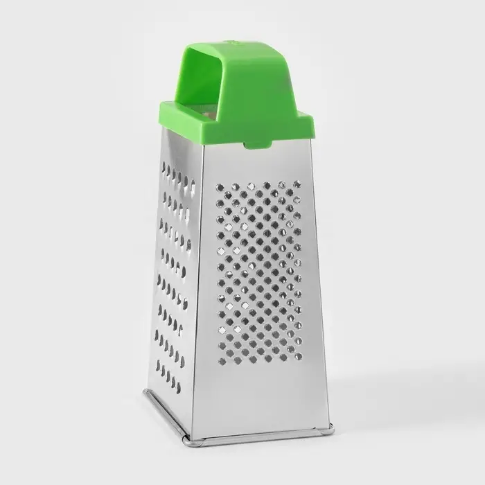 Тёрка КВАРЦ &laquo;Универсал&raquo;, 4 грани, 11&times;8.5&times;22 см, металл, МИКС