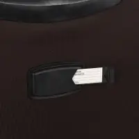 Чемодан на колёсах TEXTURA, текстильный, кодовый замок, с увеличением, 36&times;25&times;58 см, 20", коричневый