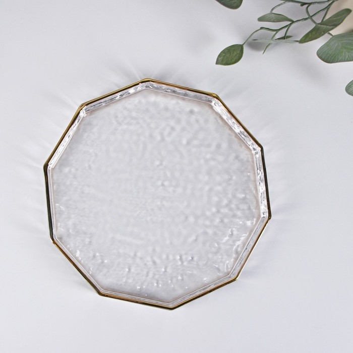 Поднос стеклянный Fairyshine, 24×3 см Поднос стеклянный Fairyshine, 24×3 см