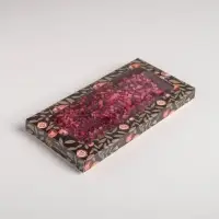 Коробка для шоколада, кондитерская упаковка «With love», с окном, 17.3 х 8.8 х 1.5 см