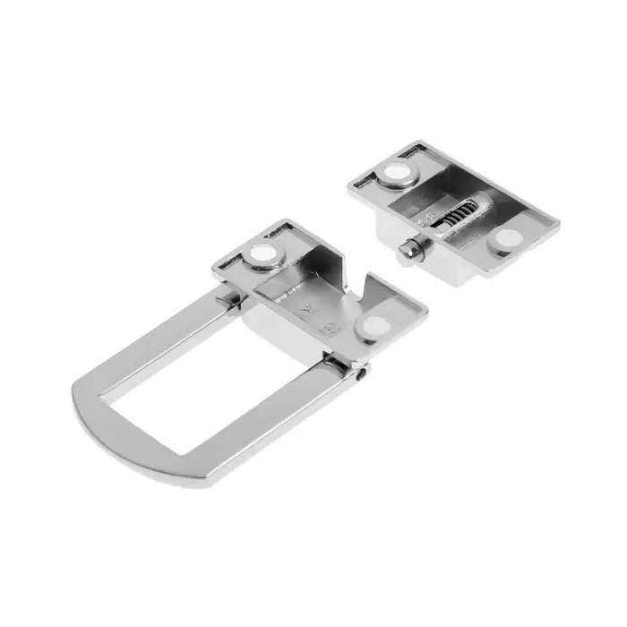 Замок-защелка на ящик ZM01, 3.2×2.5 см, цвет хром