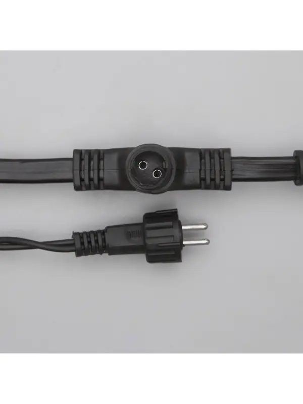 Гирлянда &laquo;Занавес&raquo; 2&times;1.5 м, IP44, УМС, тёмная нить, 360 LED, свечение синее, 220 В