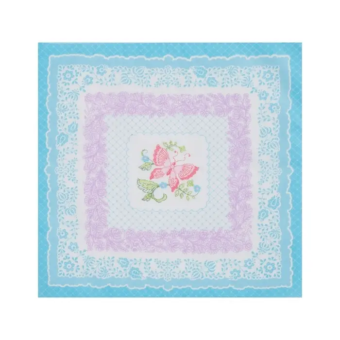 Платки носовые женские &laquo;Этель. Нежность&raquo;, 30&times;30 см, набор 12 шт., рисунок МИКС, хлопок 100%