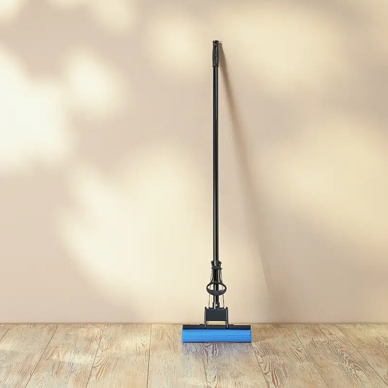 VETTA Швабра ПВА Эконом стальная ручка 110см, один ряд роликов, арт. PO06