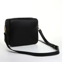 Сумка женская на молнии TEXTURA, 22&times;8&times;17 см, чёрная