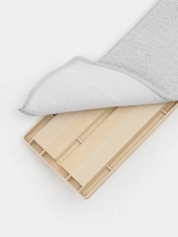 Швабра для мытья пола с вертикальным отжимом Доляна, 35&times;14&times;125 см, стальная ручка, микрофибра, дополнительная насадка