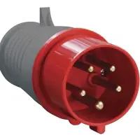 Вилка переносная ССИ-015 16А 6ч 380В 3P+PE+N IP44 IEK