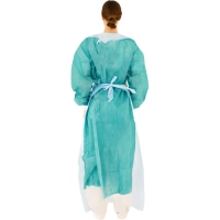 Фартук стерил., лам нетк  Tutami span гол.защит140см пл.35/40&nbsp;1шт/уп  Гекса