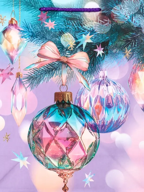 Пакет подарочный новогодний ламинированный, «Мечты» , 26×12×32 см